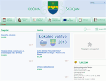 Tablet Screenshot of obcina-skocjan.si